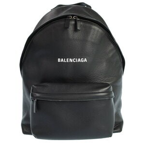 Balenciaga Backpack Black Leather